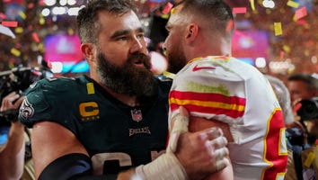 Travis Kelce Emotionally Reacts to Beating Brother Jason at the Super Bowl: 'I Love Him'